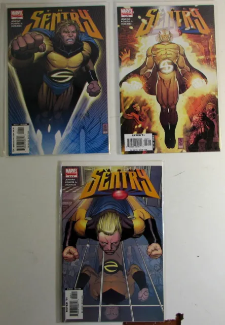 The Sentry Lot of 3 #1,2,4 Marvel Comics (2005) 2nd Series 1st Print Comic Books