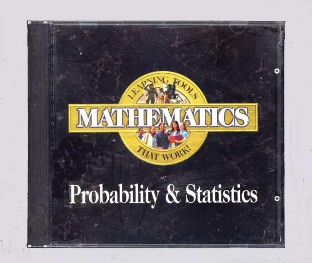 Probability & Statistics (Windows 95 / 98) NEW Old Stock Sealed JC - Tutorials