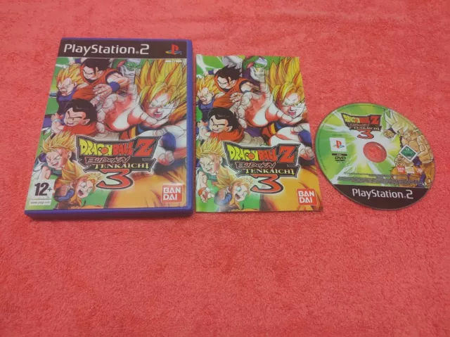 DRAGON BALL Z Budokai Tenkaichi 3 Dragonball PAL UK Sony Playstation 2 PS2  CIB