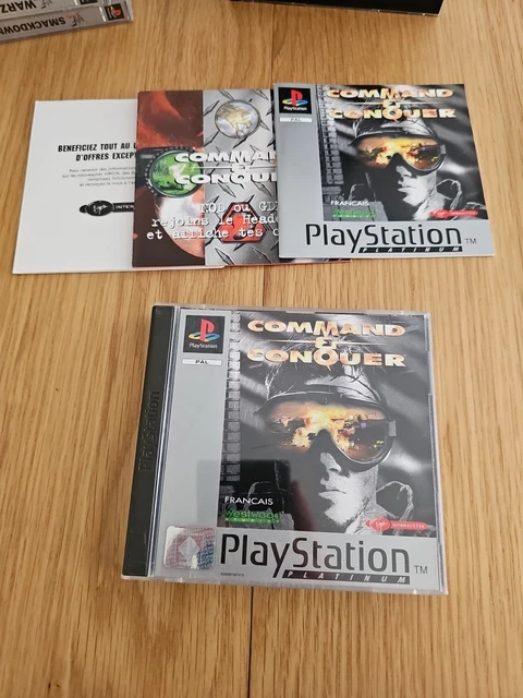 Command & Conquer : Alerte Rouge – PS1 – Complet Avec Manuel – Très Bon état