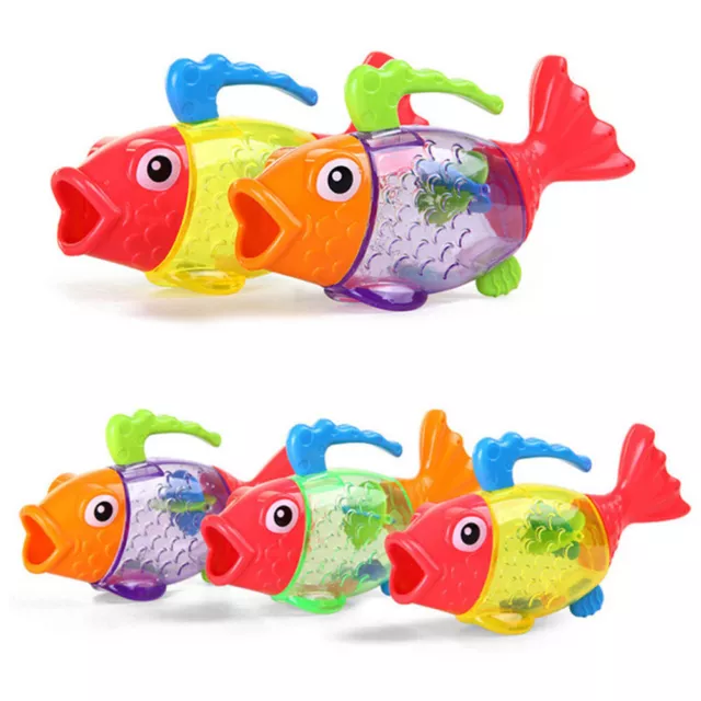 Baby Bath Toys Cartoon Shower Pumping Bathe Colorful Animal Bathroom Playing Toy 2