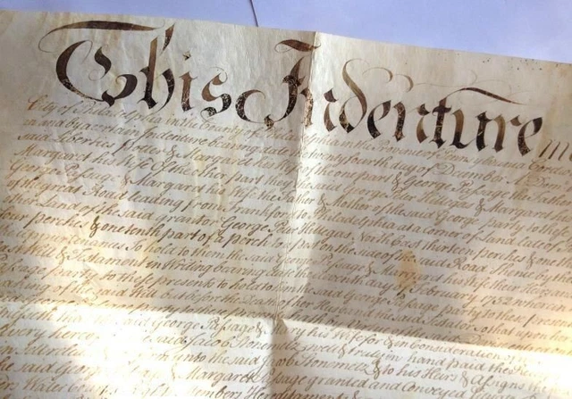 1762 antique COLONIAL DEED phila pa nor liberties PASSAGE Cordwaine STONEMETZ