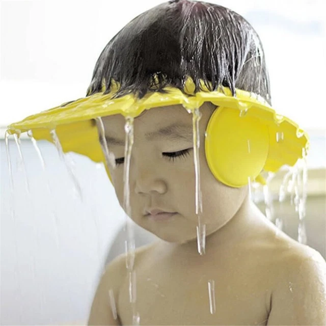 Safe Shampoo Shower Bathing Bath Protect Soft Cap Hat For Baby Wash Hair Shield
