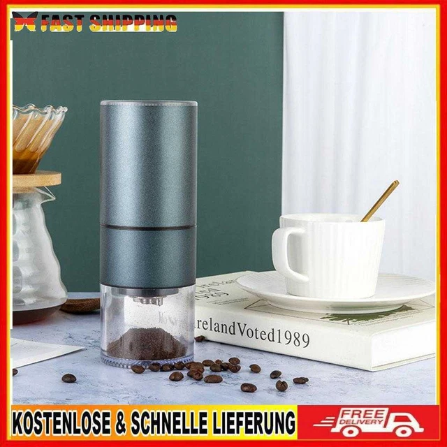 Aunis Elektrische Grat Kaffeem?le, Tragbare Kaffeem?le Elektrische Klein mit B?s