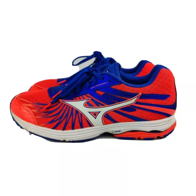 Zapatillas para correr Mizuno Wave Sayonara 4 para mujer talla 11 410781 1Z5B naranja