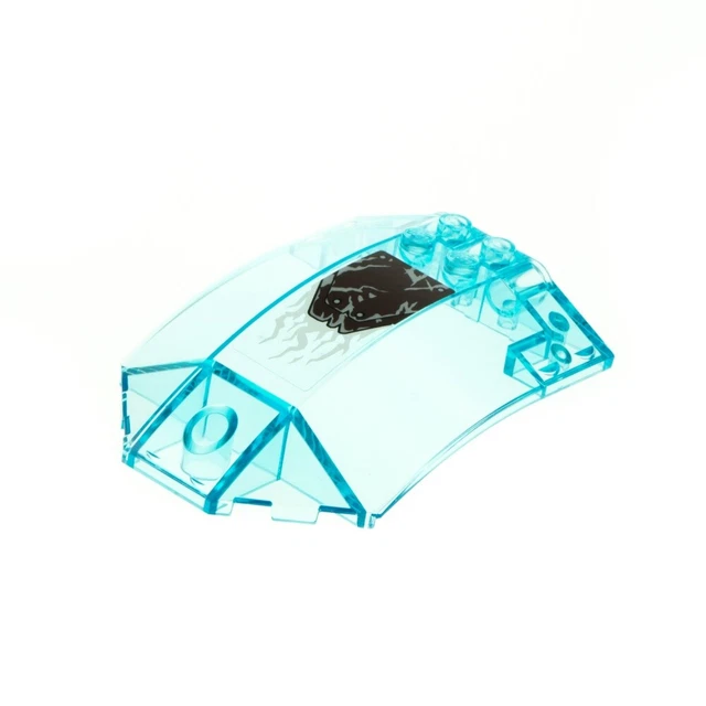 1x LEGO Windshield 8x6x2 Transparent Light Blue Window 70145 x224pb030