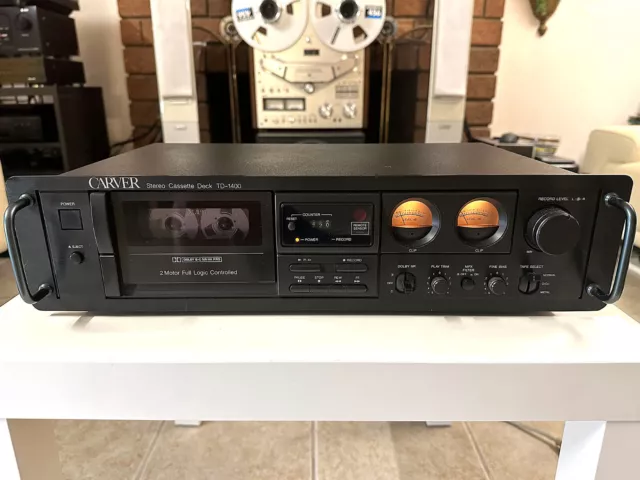 Carver TD-1400 Stereo Cassette Deck w/HX-Pro Serviced + 30-Day Money Back
