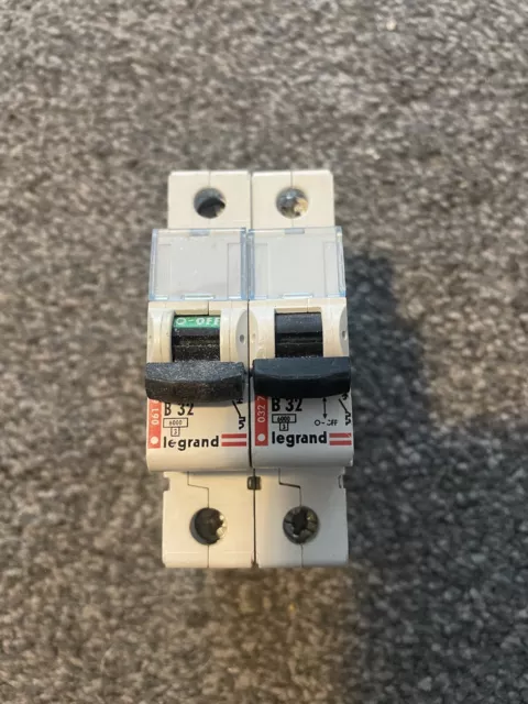 legrand 32A 061 63 Curve B Single Pole MCB Circuit Breaker