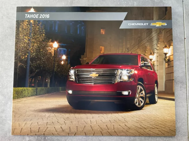 Chevrolet Tahoe USA Market Car Sales Brochure - September 2015