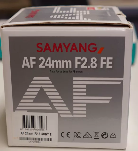 Samyang AF 24mm FE 2,8 für Sony E-Mount, Vollformat, Weitwinkelobjektiv, OVP