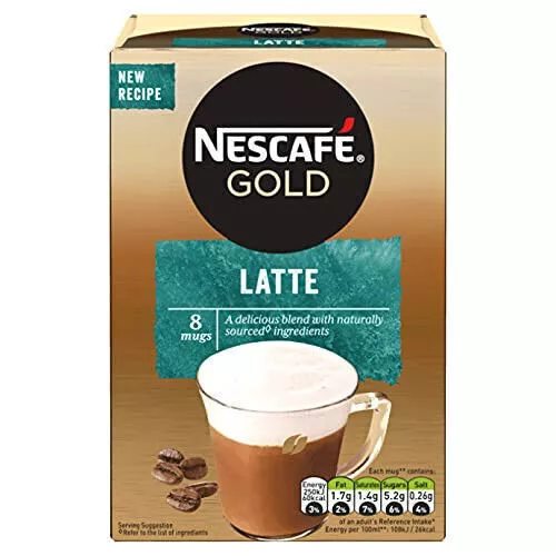 Nescafe Gold Blend Rich Deep Cafe Latte 22 Sticks