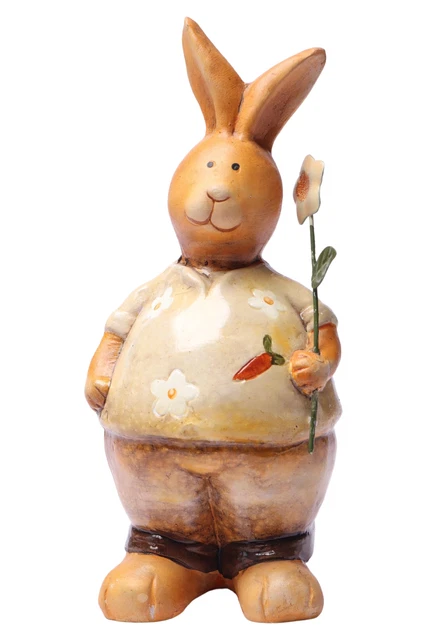 Decoración de Pascua FORMANO marrón conejo de Pascua