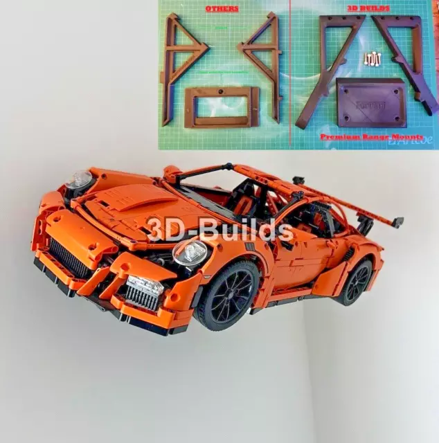 Display stand for LEGO® Technic: Porsche 911 GT3 RS (42056