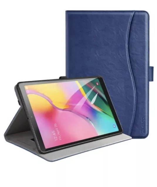 ZtotopCase Case for Samsung Galaxy Tab A 10.1 2019, Premium Leather Blue