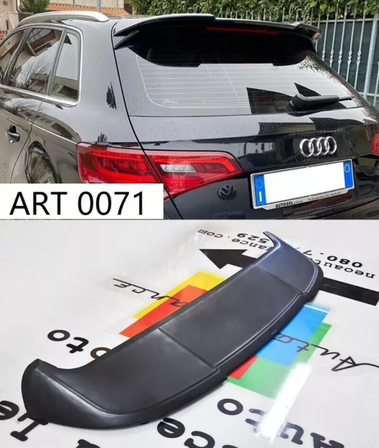 Spoiler Posteriore Audi A3 8V Sportback 2012+ Alettone Sul Tetto Look Rs3