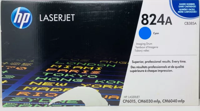 HP CB385A 824A Tambour Original Cyan Laserjet CP6015/CM6030mfp/CM6040 [B Box]