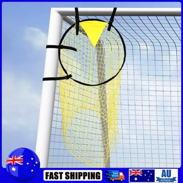 Corner Shooting Soccer Goal Target Nets Soccer Training Equipment (Yellow 45cm)