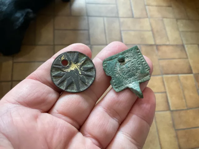 Medieval Harness Mount And Pendant Hanger.Metal Detecting Finds