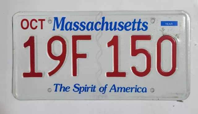 MASSACHUSETTS License Plate ~ 19 F 150 ~ Ford F150 🔥 FREE SHIPPING 🔥