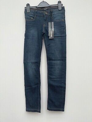 DKNY Girls Slim Straight Fit Blue Jeans - Size 8 Years