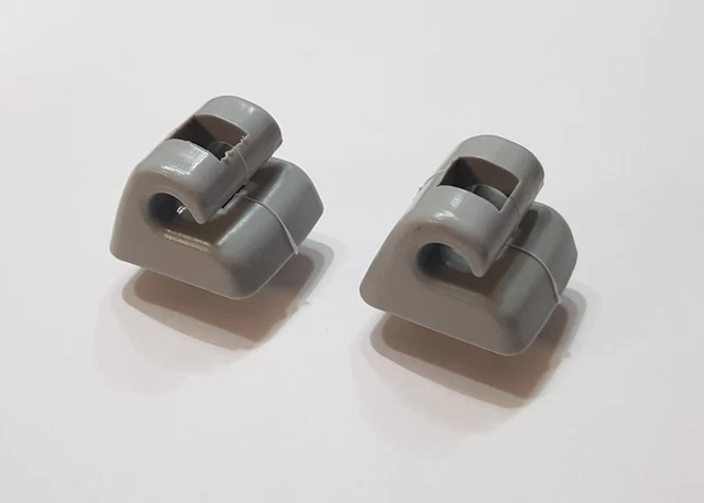thumbnail image 2 of United Classic Parts Sun Visor Retainer Holder – For Mercedes W123 W124 W126 W140 W201 – OE 1268100012 2 of 6