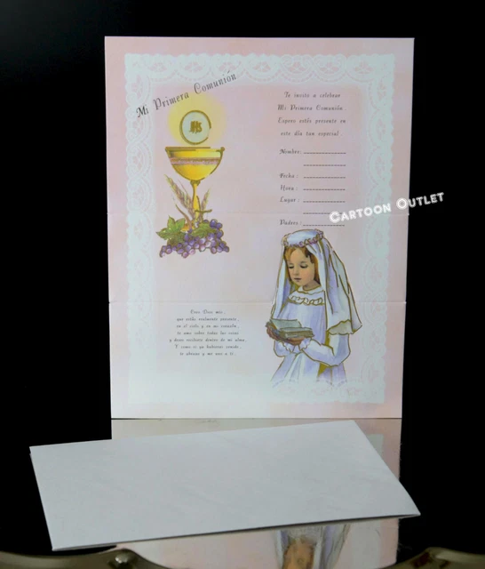 15 HOLY FIRST Communion Invitations Spanish Primera Comunion