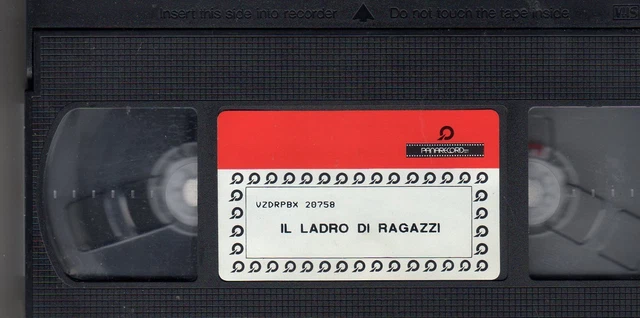 IL LADRO DI ragazzi (1992) VHS Panarecord Video Mastroianni, Angela