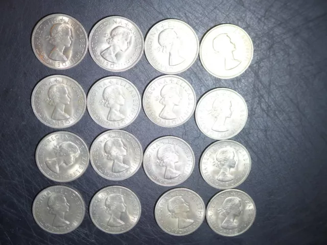 Bulk Lot of 1965 Halfcrowns, Mint Uncirculated 16 coins