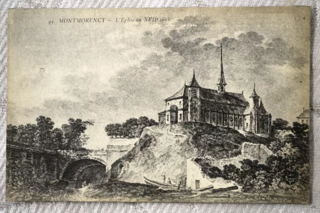 CPA " MONTMORENCY - L'Eglise au XVIIe siècle