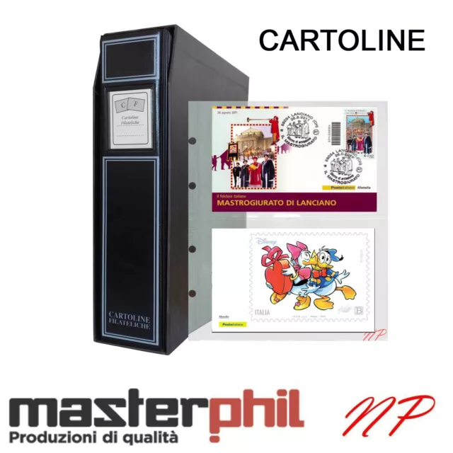 MASTERPHIL raccoglitore album per cartoline filateliche