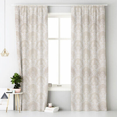 Fermatenda in voile di raso e fettuccia per tende Dressplus beige 