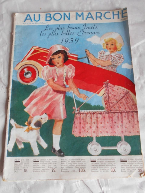 Au Bon Marché Paris Jouets Etrennes Alain Saint Ogan Catalogue 1936