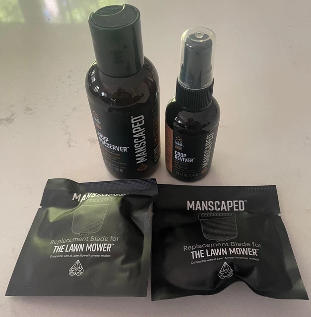 LOT OF 2 Manscaped Replacement Blade Lawn Mower + Crop Preserver