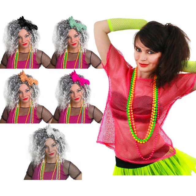 knee length dresses for ladies Ladies Blue Shell Suit Costume 1980s Chav Small main image 0