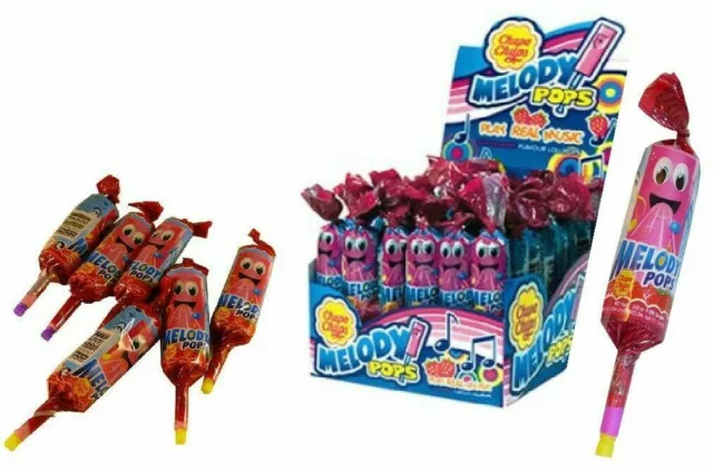 Melody Pop x 48 Strawberry Party Favours Halloween Treats Candy Buffet Bulk