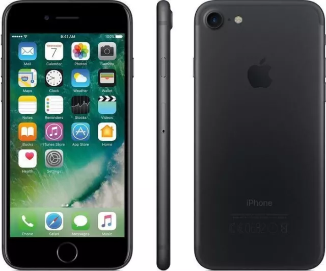 Apple iPhone 7 128GB Schwarz Handy Smartphone ohne Simlock 100% Kapazität