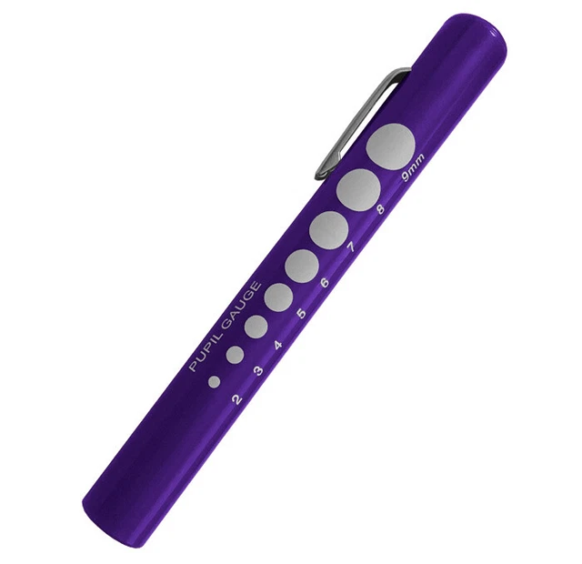 Prestige Medical Pupil Gauge Disposable Penlight 210 Purple