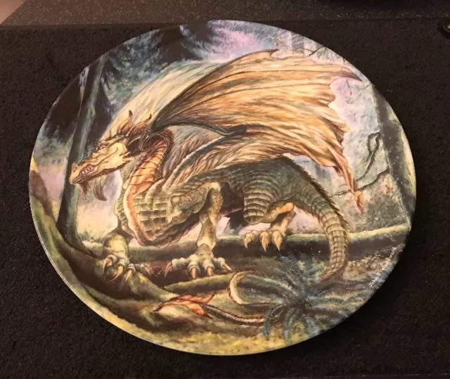 Crown Staffordshire Enchantica The Forest Dragon Collectors Plate