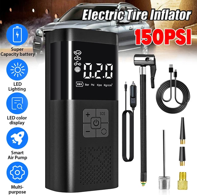 Pompa Ad Aria Elettrica Portatile 80W 8000mAh Batteria di Gonfiaggio