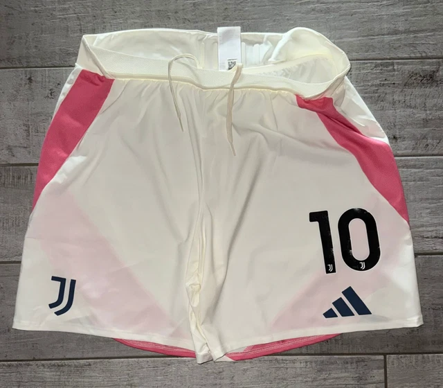 Short De Match AS Roma Totti 1997-1998 Diadora - Taille Large, Porté Par Un Joueur, Occasion