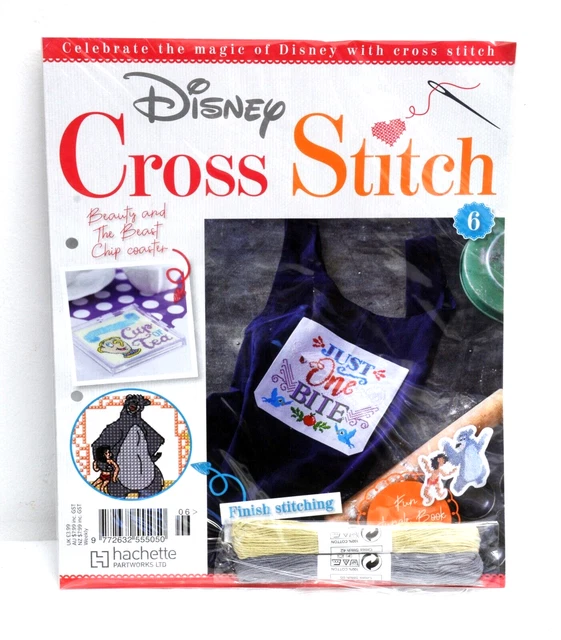 HACHETTE DISNEY CROSS Stitch Magazine Issue Number 6, New & Sealed £4.