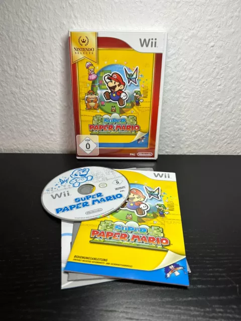 Super Paper Mario - Nintendo Wii - CiB - neuwertig