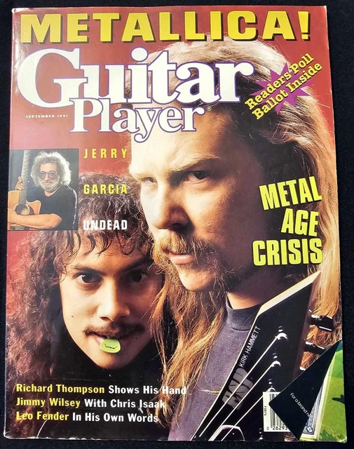 GUITAR PLAYER SEP 1991 Featuring Metallica, Jerry Garcia and more £11.