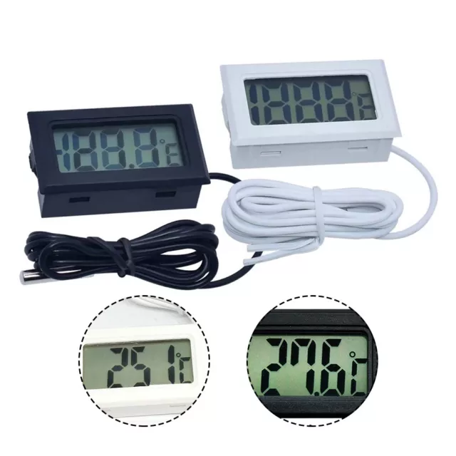 Lectures de température détaillées avec thermomètre à affichage numérique