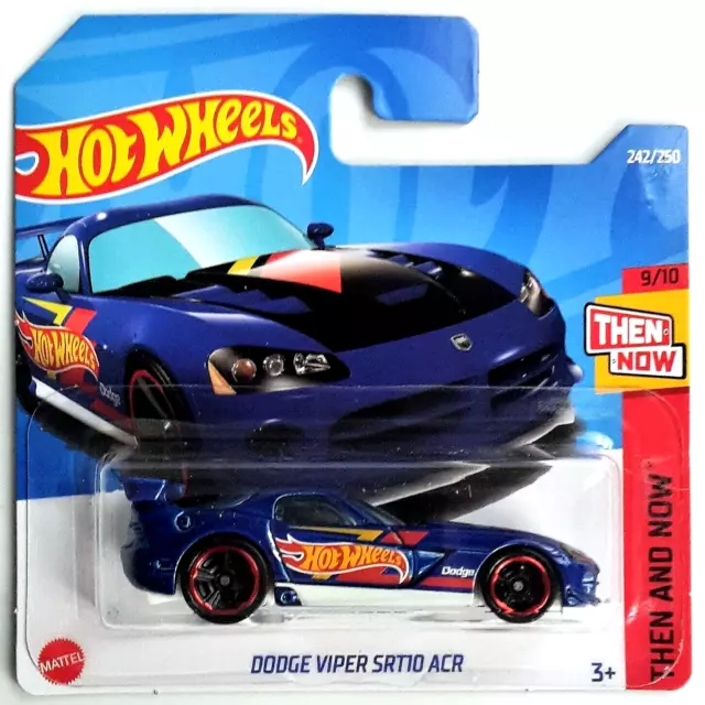 Hot Wheels Dodge Viper SRT10 ACR Then and Now 9/10 242/250 Short Card OVP