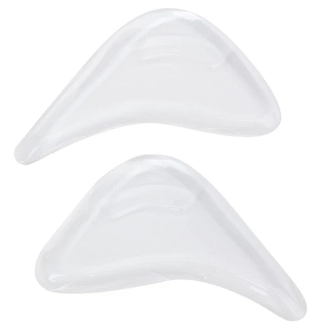 1 Pair of Gel Toe Pads Insoles for Pointed Shoes/Shoes Too Big---Clear Z9M2