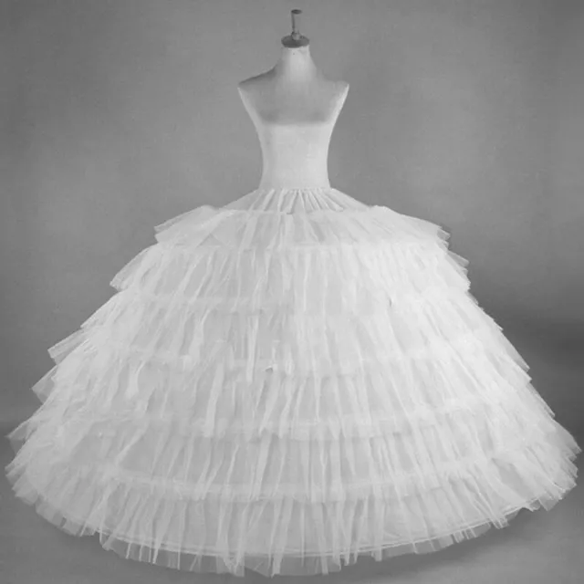 Tulle 6 Stile Basket Sottoveste per Matrimonio Abito Taglie Forti Soffice Sfera
