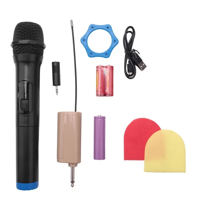Microphone Sans Fil Microphone à Main avec RéCepteur Bluetooth 200 Pouces p9096