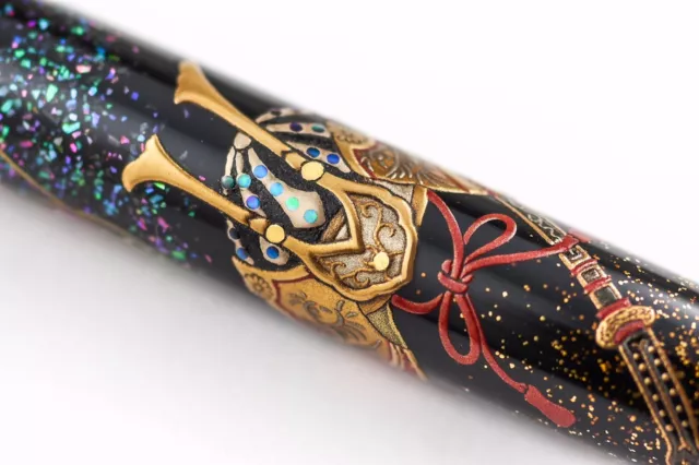 Namiki Yukari Limited Edition Kabuto Samurai Maki-e Fountain Pen