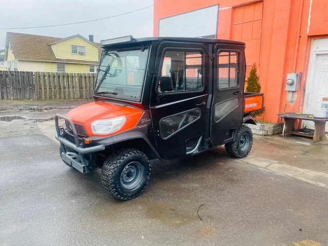 Loaded Kubota Rtv-X1140 Cpx, Heat Cab, Crew Or Ext. Hydr. Dump Bed, Free Winch